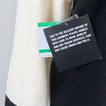 Kasper NWT  100% Wool Cream Black Professional Sweater Jacket Petite Large Photo 5