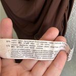 ZARA  Chocolate Strapless Ruched Stretch Jersey Dress L Photo 9