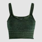 Cider NWT  Green Y2K Sweater Tank Photo 0