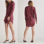 Thakoon Silk Wrap mini Dress maroon polka dots Sz XS preppy casual chic luxury Red Photo 5
