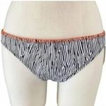 Kenneth Cole NEW NWT  REACTION Black White Zebra Hipster Swim Bikini BOTTOM Small Photo 1
