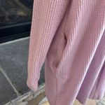 Michelle Mae thermal fleece long cardigan hoodie Purple Photo 3