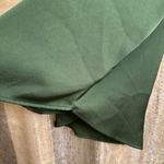 EXPRESS Olive Green Satin Black Lace Tank Top Camisole Small Photo 4