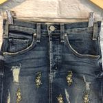 McGuire Denim McGuire 24” Izabel Floral Embroidered Denim Skirt Photo 3