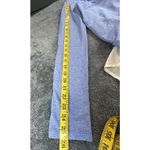 G.H. Bass & Co. Women’s Medium Top Blue Layered Hem Long Sleeve Cotton NWT Photo 7