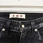AMO Twist Ink Low Rise Faded Black Skinny Ankle Jeans Casual Stretch Size 24‎ Photo 5