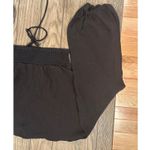 ASOS Women's Black Long Sleeve Crinkle Lace Up Lattice Crop Bead Accent 4 NWOT Photo 5