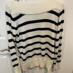 Poof! Navy &‎ White Nautical Sweater Photo 0