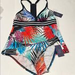Jag jeans JAG Tropical Print Swimsuit NwT tankini small xs set $142 Photo 0