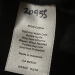 Talbots Womens Blouse Black Bell Sleeve Scoop 3/4 Sleeves Size Small Photo 4