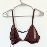 SKIMS Lightweight 4X Chestnut Brown Logo Bralette Photo 2