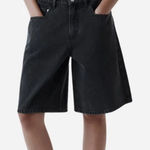 REBE DILLON SHORTS WASHED BLACK Size XS Photo 0