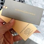 Alessia Massimo Leopard Angora Viscose Scarf Wrap Rhinestones NWT Photo 2