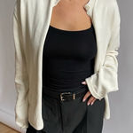 Djerf Avenue  Cream Button Cardigan Large Photo 0