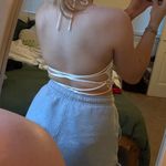 Princess Polly  White Halter Tank Top Photo 3