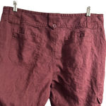 CAbi  Dark Red Cargo Shorts Photo 6