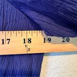 Soft Surroundings  Blue Floral Embroidered Boho Blouse Womens XS Casual Shirt Photo 9