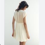 ZARA NWOT  POLKADOT SHEER BEADED MINI DRESS Photo 3