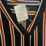 NWT MINE Striped Top/Dress Blue Size L Photo 2