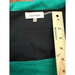 Calvin Klein EUC  Navy Green Colorblock Sweater Size Small Photo 4