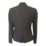 Signature by Larry Levine Olive Green Jacket Size 6 Collarless Formal Business Photo 3