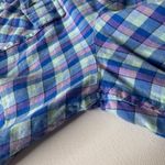 Talbots  Plaid Button Down Shirt Size 1X Long‎ Sleeve Cotton Fall Colorful Preppy Photo 3