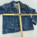 Pilcro and the Letterpress Pilcro and the Letterpress Jacket Womens Medium Donovan Pearled Embellished Photo 9