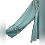 Lilly Pulitzer  100% Silk Elsa Poolside Blue Shirt Photo 3