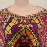 ECI  Bohemian stained glass dress woman size 10 above the knee length Photo 3