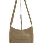 Salvatore Ferragamo Ferragamo Elegant Tan Crocodile-Embossed Shoulder Bag Photo 0