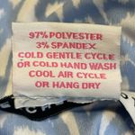 Gretchen Scott Womens XS Dress Blue White Bougie Arabesque Preppy Classic Halter Photo 3