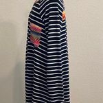 Bellamie Long Sleeve Black and White Stripes with Multi Color Accents Photo 3