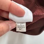Nike  Hoodie Womens Small Orange Brown Pullover Sweatshirt Logo Activewear Casual Photo 4