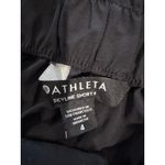 Athleta Skyline Shorts II Black Tie Waist Pleated Athletic Womens Size 4 Photo 4