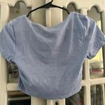 Aerie Blue Cute Crop Top Photo 2