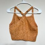 Free People Orange Cable Knit Tank Small Women Photo 4