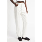 The Row NWT  Carlyl Mid Rise Straight Leg Jeans White Size 29 Quiet Luxury Japan Photo 3