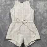 Ilana Kohn Romper Women Small Cream Linen Silk Coastal Luxury Cruise Vacation Photo 0