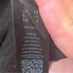 ASOS  Design Black Zip Uo Hooded Sweatshirt Size 8 Photo 3