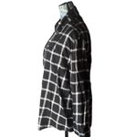 J.Crew  Black White Plaid Flannel Shirt Size XXL Photo 3