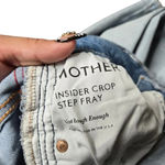 Mother Superior Insider Crop Step Fray Jeans Size: 28 Blue Photo 6