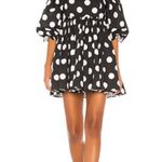 SELKIE The Puff Dress in Polka dot Print babydoll balloon sleeve mini dress Multi Size XS Photo 1