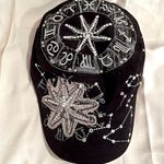 Astrology newsboy short cap Silver Photo 0