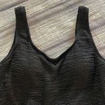 Ripple One Piece Black Textured Thigh High Swimsuit Size Large EUC #1141 Photo 1