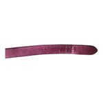 Linda Allard Ellen Tracy Genuine Snakeskin Belt Purple Textured Leather Medium Photo 9
