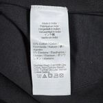 J.Crew  Ruched V-neck‎ top in stretch cotton blend Black M NWT Photo 3