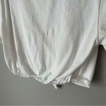 Lime women’s white cropped top size small Photo 7