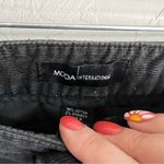 Moda International Vintage Black Corduroy Wide Leg Baggy Adj. Cinch Ankle Pants Size 10 Photo 4