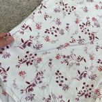 Garnet Hill  Essential Organic-Cotton Button Down Shirt Longsleeve Floral Size 12 Photo 7