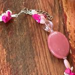 Rose & Fire Cherry Rose Quartz Big & Bold Necklace Pink Photo 3